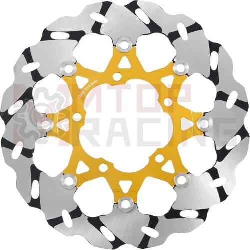 Motorcycle Front Brake Disc For Suzuki GSX-R600 GSXR600 GSX-R750 2006 2007 Brake Rotor Gold