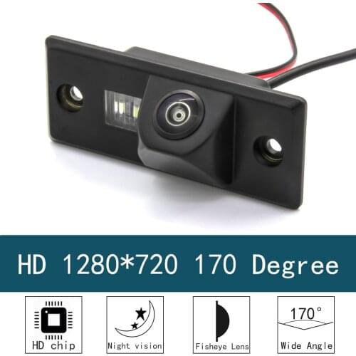 For Porsche Cayenne 955 957 HD 1280*720 Fisheye Lens 170 Degree Starlight Night Vision Car Reversing Rear View Camera