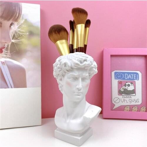 European David Head Storage Box Resin Vase Ornaments Home Livingroom Desktop Figurines Crafts Office Table Sculpture Decoration