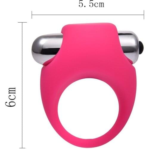 Cock Ring Male Chastity Device Sex Products Vibrating Silicon Penis Ring Clitoral Stimulate Massager Sex Toys for Couples ST525