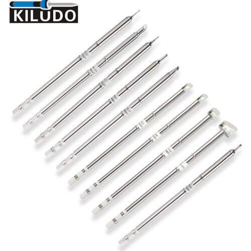 Kiludo estação de solda elétrica t12 com pontas bc1 bc3 c5 c1 d24 d16 d12 para hakko fx951, kits de estação de solda diy