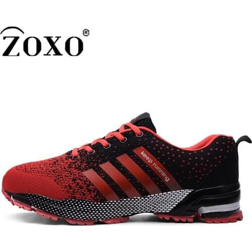 ZOXO New Mens Shoes Portable Breathable Running Shoes 46 Large Size Sneakers Comfortable Walking Jogging Casual Shoes 48