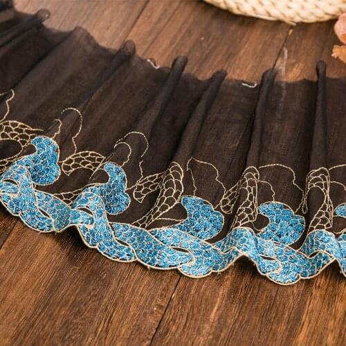 20Yards Luxury Lace Exquisite Embroidered Ribbons Collar Applique Trim Curtains Dress DIY Sewing Supplies Sexy Bra Material