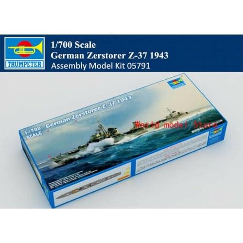 Trumpeter 05791 1/700 German Zerstorer Z-37 1943 Battleship Assembly Model Kit