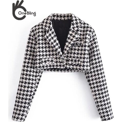 ONEBLING Women's Tweed Blazers