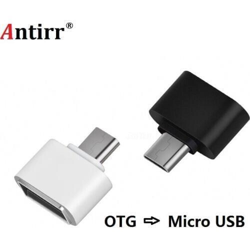 Antirr Mini Micro Usb Otg Cable To USB OTG Adapter For Samsung HTC Xiaomi Sony LG Android OTG Card Reader Usb OTG adapter