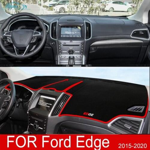 Anti-Slip Mat Dashboard Pad Sunshade Dashmat Protect UV Dash Accessories For Ford EDGE 2015 2016 2017 2018 2019 2020
