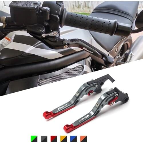 LOGO C400GT Motorcycle Adjustable Folding Extendable Brake Clutch Levers For BMW C400GT C400 GT C 400GT 2019 2020