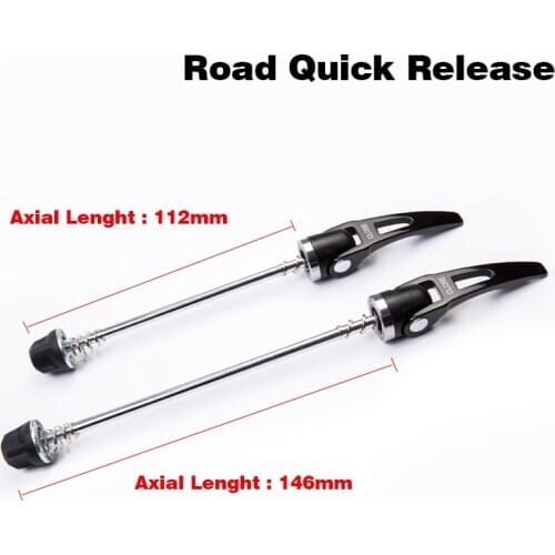 A Pair Road Hub Aluminum Alloy Skewers Ultralight Quick Release Useful Bicycle Skewers Cycling Bike Hub Quick Release Skewers