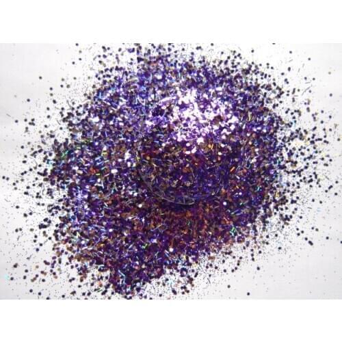 Purple Glitter Mix for nail decoration and others DIY Accessories