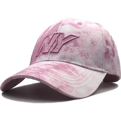 Fashion Personality 3D Embroidery ny Mens Breathable Baseball Cap Ink Multicolor Style Woman Outdoor Sunshade Snapback Cap