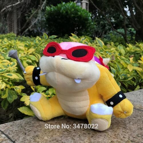 Super Mario 3 Koopalings Roy Koopa 7" Plush Toy Bowser Son Doll Stuffed Animal With Tag