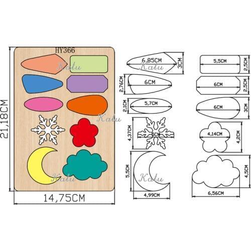 Hair clip cutting dies 2019 new die cut &wooden dies Suitable for common die cutting machines on the market