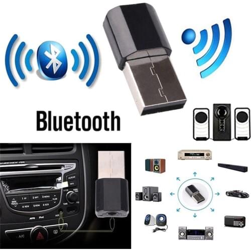1pcs Wireless Bluetooth USB AUX Bluetooth Car Mini Bluetooth Receiver Adapter Speakers Audio Manos Libres Bluetooth Para Autos