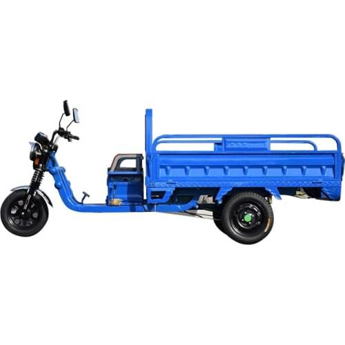 2*1.2m 2kw 72V electric tricycle truck adult transport cargo express tricycle household agricultural loading car without battery