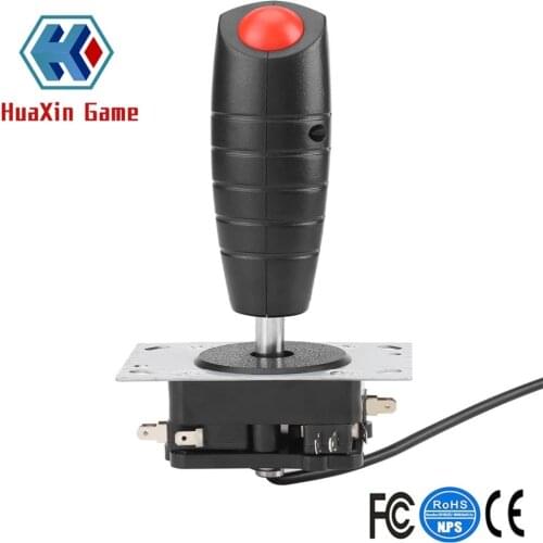 2Pcs 8 Way Flight Joystick with Trigger & Top Fire Button For Arcade game
