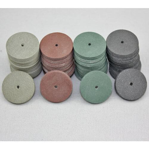 400pcs Rubber Polishing wheels Dental Jewelry Rotary Tool 4 Colors Polisher assorted