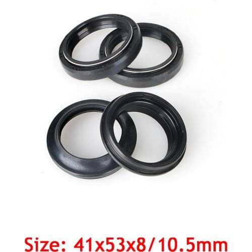 41 53 8/10.5 Oil Seals Dust Seals Motorcycle Front Fork Absorber Parts for APRILIA HONDA KAWASAKI SUZUKI YAMAHA PIAGGIO