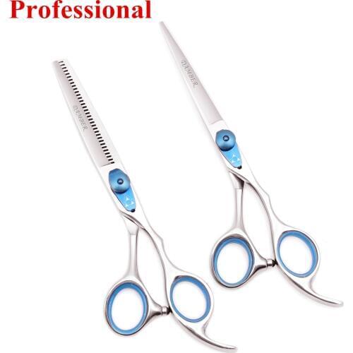50Pcs 6'' Professional Hair Scissors 440C Japan Hairdressing Scissors Barber Thinning Haircut Shears Hair Cutting Scissors 1015