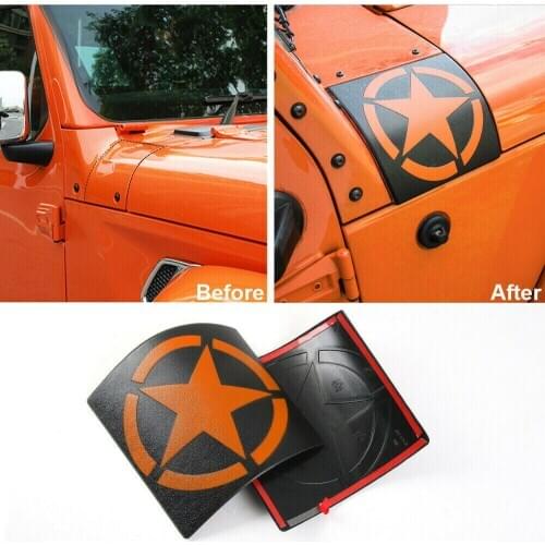 Car Cowl Body Armor Cover Exterior Accessories for Jeep Wrangler JK JKU 2007
