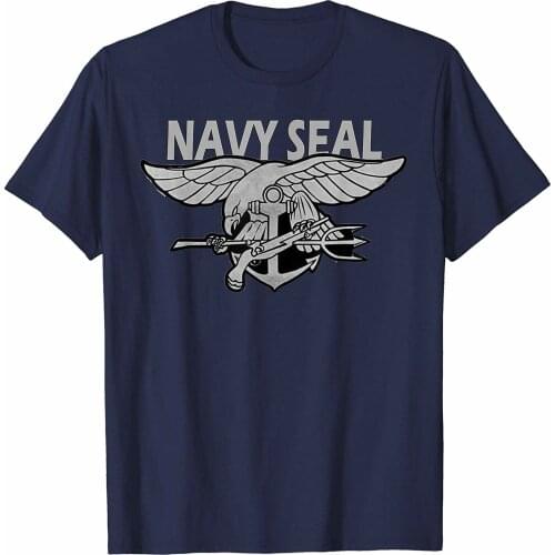 Navy Seals T-Shirt Original Navy Seals Team Gift Shirt Vintage Men Gift Tee Cotton Tshirt Hip Hop Tees Harajuku Streetwear