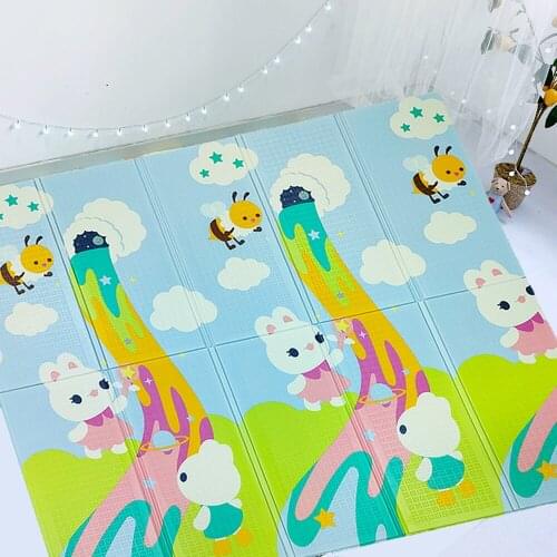 Play Mat Baby Carpet Foldable Playmat Soft Crawling Pad Kids Game Activity Rug Waterproof XPE Foam Thickend Soft Floor Blanket