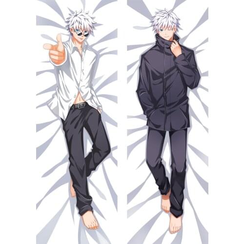 Jujutsu Kaisen Gojo Satoru Cosplay Dakimakura Pillow Case Hugging Body Prop
