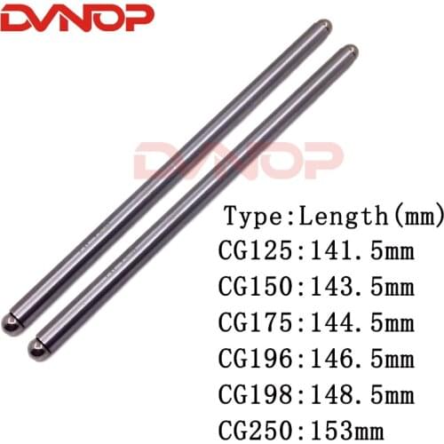2pcs Motorcycle Cylinder Push Rod Set For Honda CG250 CG200 CG198 CG196 CG175 CG150 CG125 Engine Rocker Arm Connecting Mandrel