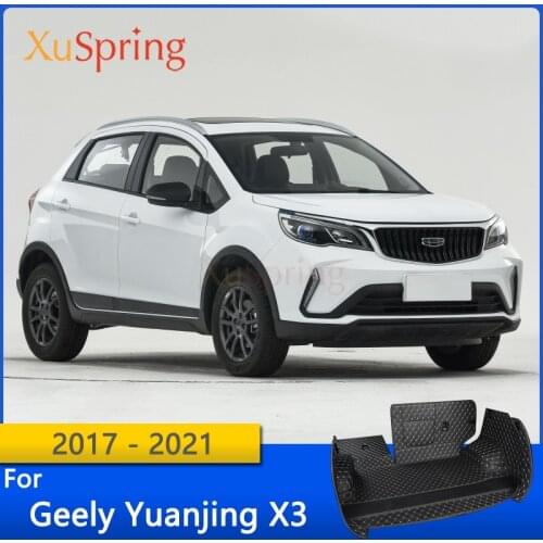 For Geely Atlas Boyue Emgrand NL-3 Proton 2016-2019 Durable Trunk Mat Cargo Liner Rear Tail Box Carpets Full Coverage