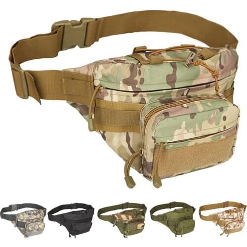 Men Tactical Waist Pack Belt Hip Bum Military Phone Wallet Pouch Molle Small Camping Running Belt Bag