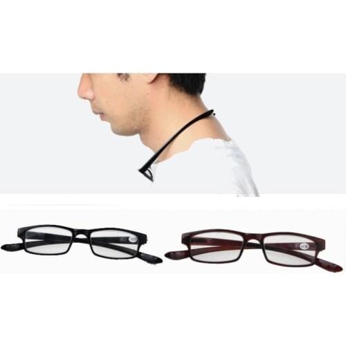 Ultralight Hanging Stretch Reading Glasses Men Women Anti-fatigue HD Presbyopia Eyeglasses Diopter +1.0 1.5 2.0 3.0 4.0
