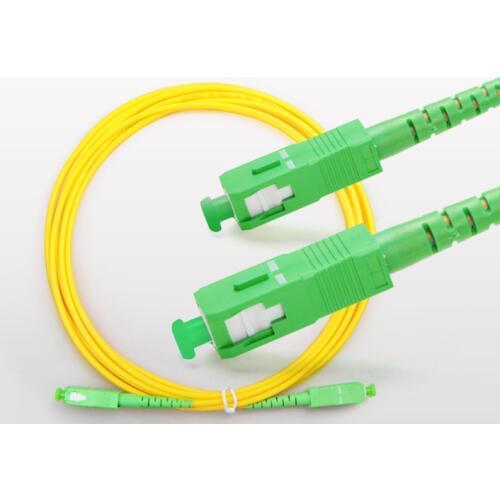 10PCS/bag SCAPC 3M Singlemode Simplex fiber optic patch cord SC 3M 2.0mm or 3.0mm FTTH fiber optic jumper Cable free shipping