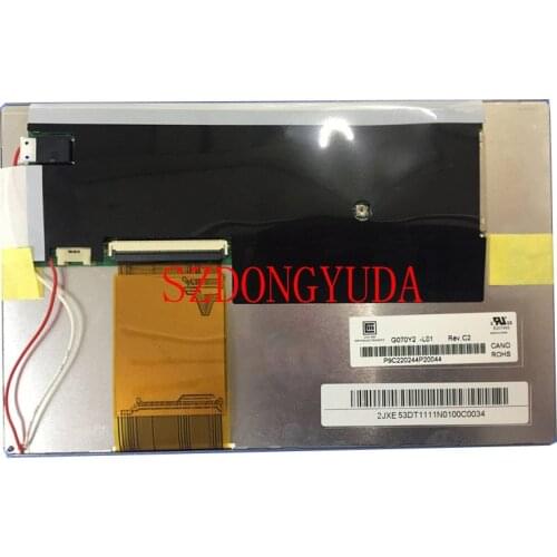 Original New A+ G070Y2-L01 7" Inch 800*480 LCD Screen Display Panel G070Y2L01 G070Y2 L01