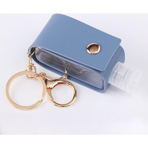 Portable Disinfection Liquid Soap PU Leather Bag to Hang Perfume Bottles Holster Children Receive a Set of Disposable Fashion