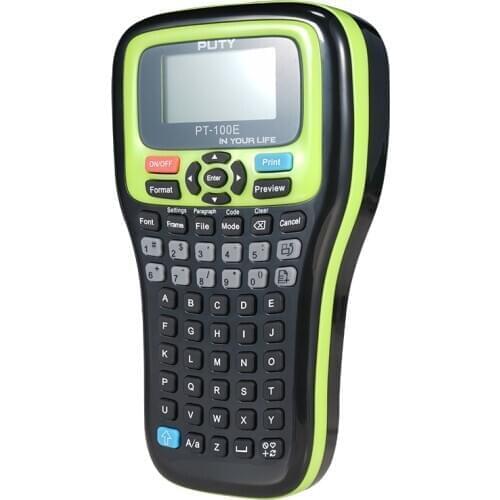 PT-100E New label printer for 6mm 9mm 12mm color tze label tape compatible Brothers p-touch label printer