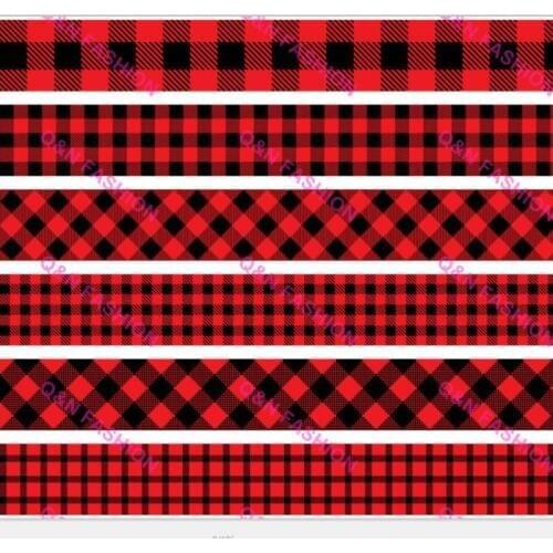 Q&N ribbon 50Yards 16mm-75mm Christmas Ribbon Grosgrain Ribbon Hair Bow Wedding Christmas Decoration Polyester Ribbon DIY Sewing