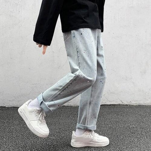 Свободные джинсы для мужчин Swokii China At AliExpress