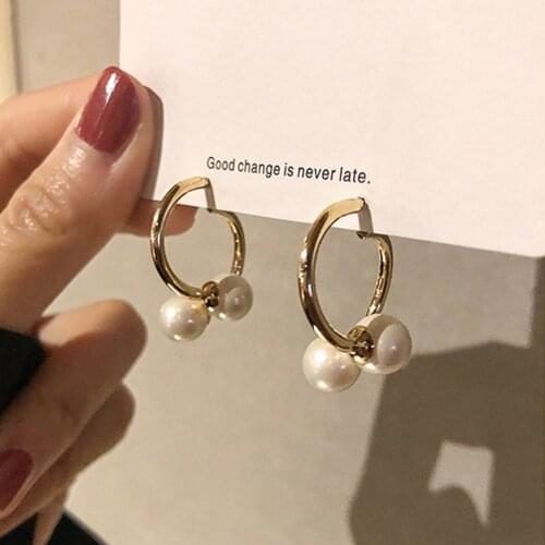 Woman earrings with Pearl Earrings Fashion Jewelry Accessories Party Decorations Female Ears Jewelry 2020