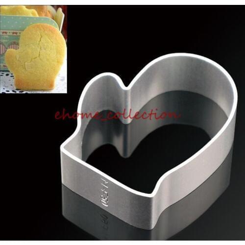 1 Set/2 PCS Xmas Glove Tree Shape Christmas Metal Cookie Biscuit Cutter Mold Cake Decoration Fondant Sugar Paste Baking Tools