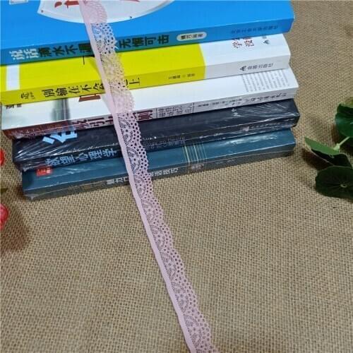 2cm S1088 High Quality White Elastic Colorful Lace Ribbon Trims Lace Trim For DIY crafts material gift packing lace