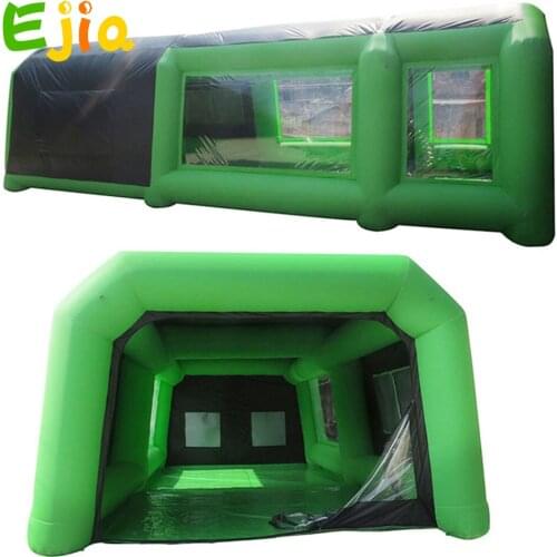 8mx4mx3m /7*4*3m /6*4*2.5m Outdoor Inflatable Paint Spray Booth Tent Portable Car Workstation For sale