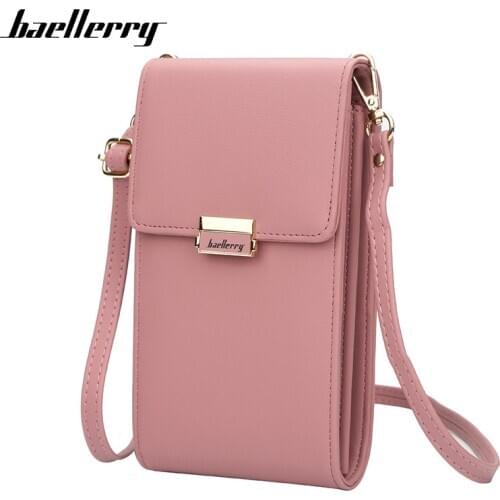 Baellerry Womens Shoulder Bags Phone Purses Ladies Hasp Handbags Multifunctional Girls Crossbody Bags Female Wallet Card Holder