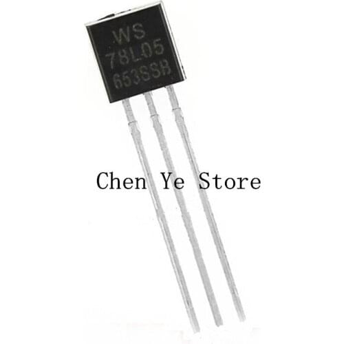Free Shipping100PCS 100% NEW L78L05ACZ TO-92 78L05 L78L05 TO92 WS78L05 5V LDO Voltage Regulator