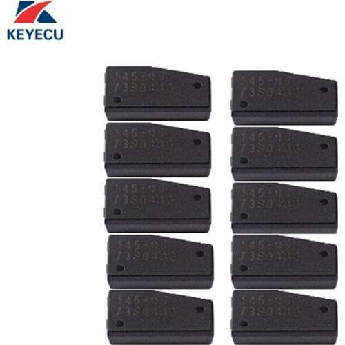 KEYECU 10Pcs 4D68 Transponder Chip Carbon Pg1: B2 (TP30) for Toyota Lexus