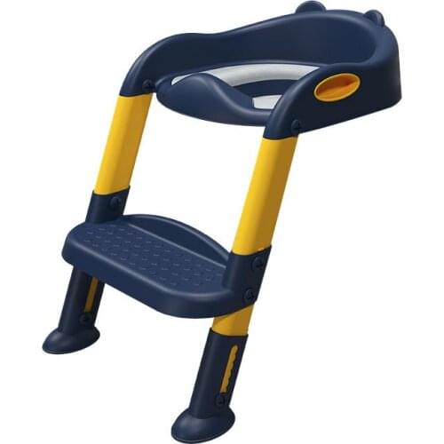 Auxiliary Toilet Ladder Childrens Toilet Seat Supplies Infants Baby Ladder Folding Toilet potty training seat step stool