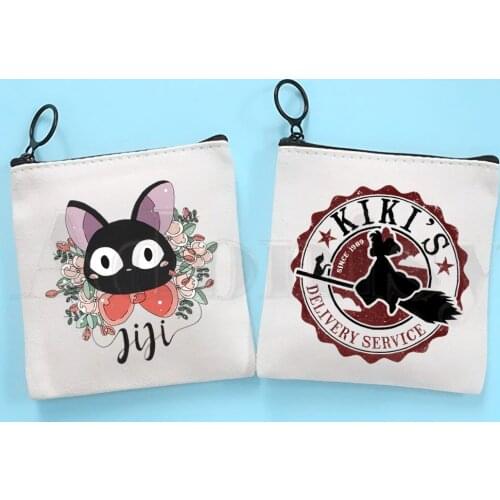 Kikis Delivery Gigi Black Cat Anime Bag Coin Purse Storage Small Bag Card Bag Key Bag Coin Clutch Bag Zipper Key Bag