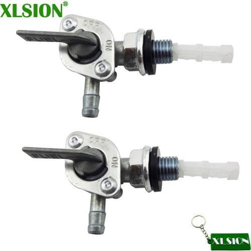 XLSION 2pcs Gas Tank Fuel Tap Cock Petcock For 50cc 70cc 90cc 110cc 125cc 140cc 150cc 160cc Pit Dirt Bike Motorcycle