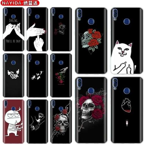 Soft Silicone Phone Case For Huawei Honor 30 20 Pro 10 9 Lite 30s 20i 10i 9a 8a 7a 8x Cover face Middle Finger
