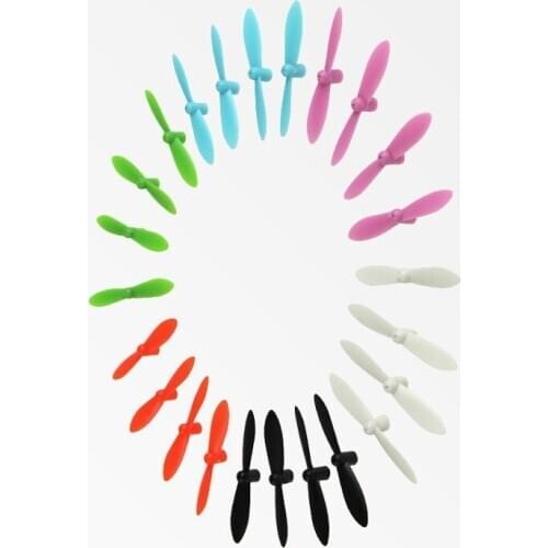 Low price 60pcs 6 Color Parts Blade Propeller For Cheerson CX-10 CX-10A RC Quadcopter Free Shipping