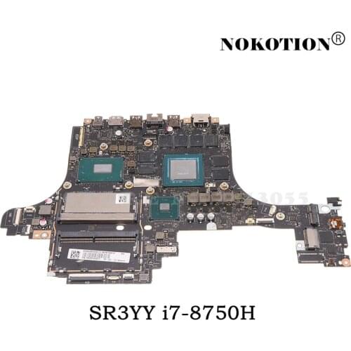 NOKOTION 5B20S41627 ELPY5 ELPY7 LA-G132P For Lenovo Legion Y740-15ICHG Laptop Motherboard SR3YY i7-8750H RTX 2080 8GB
